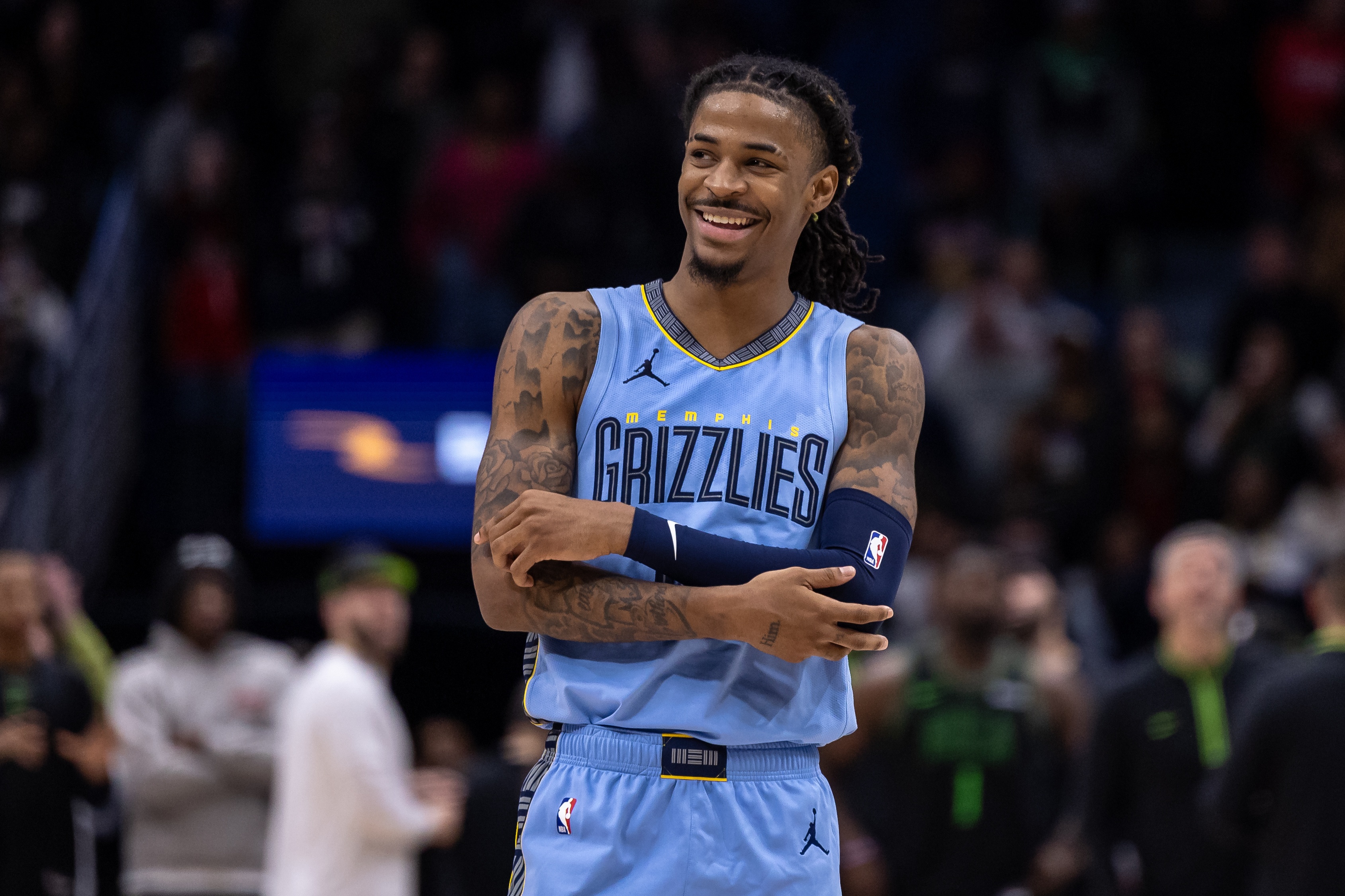 莫兰特脚踝扭伤，灰熊冲击前四受阻